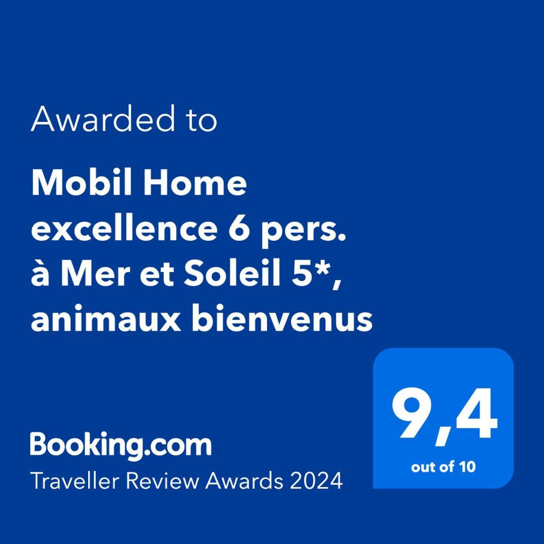 Mobil Home Excellence 6 Personnes Au Camping Mer Et Soleil, Saint George D'Oleron Les Sables Vignier Eksteriør bilde